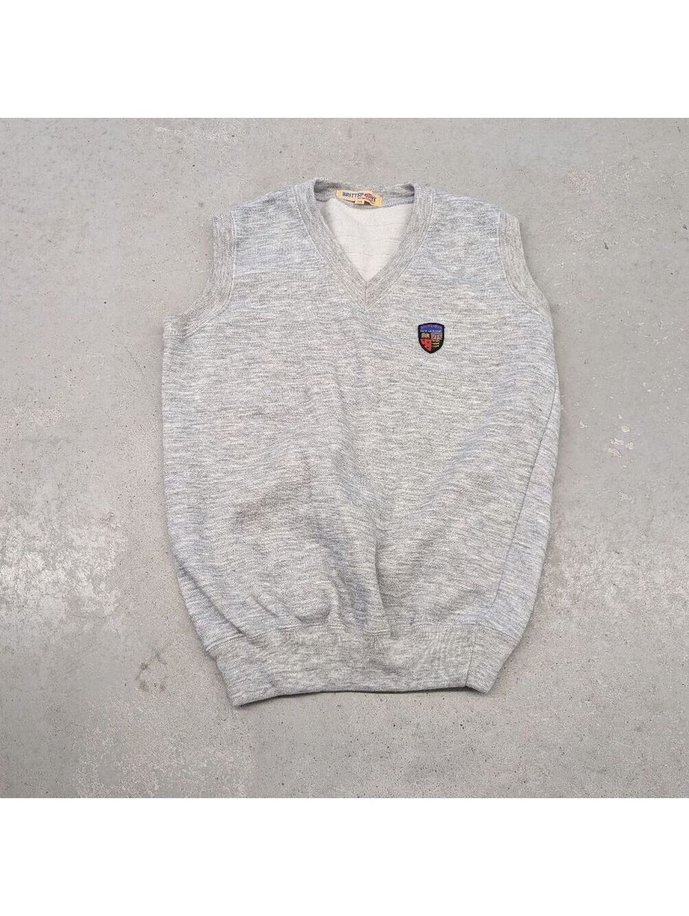 Vintage 70s/80s Britannia Ivy League School Sweater Vest